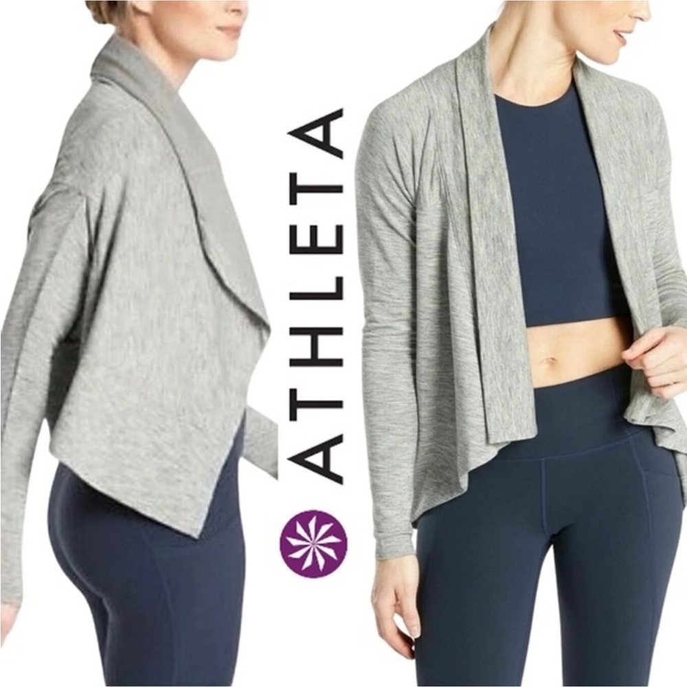 Athleta Nirvana Wear Two Ways Wrap Sweater